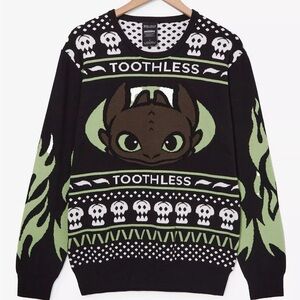Unisex DreamWorks How‎ to Train Your Dragon Toothless Holiday Sweater BoxLunch